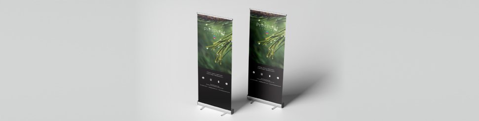 printpoint branded roller banner